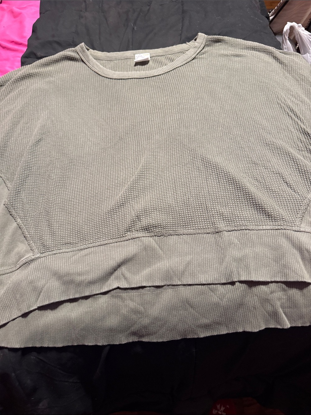 Offline by aerie waffle long sleeve shirt size xxl